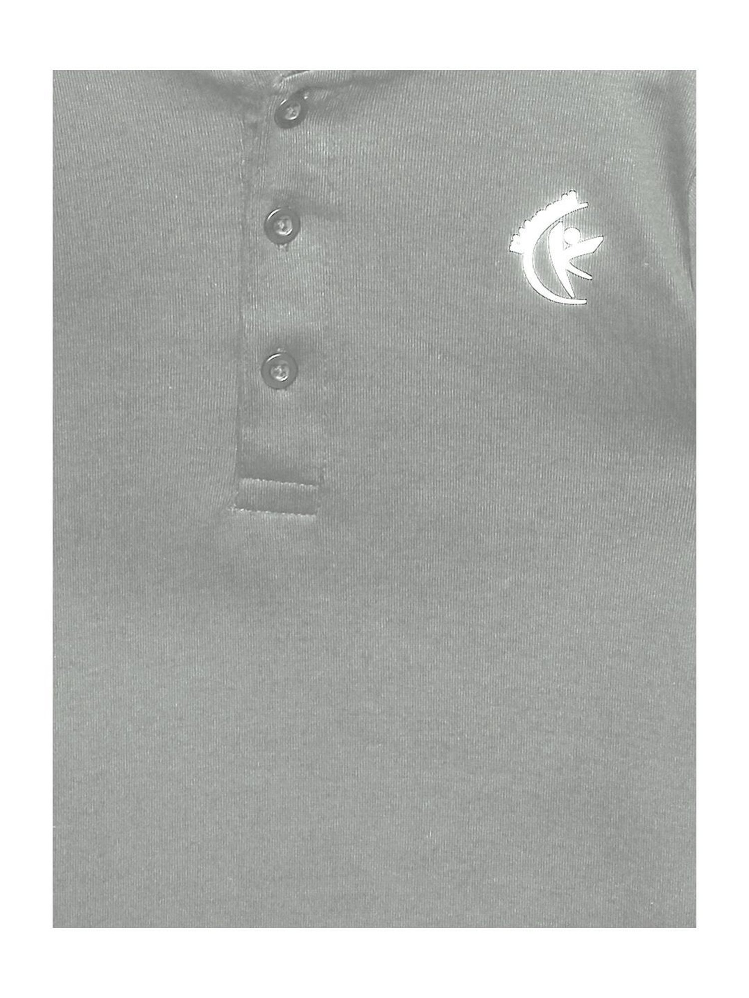 Kiddopanti Unisex Red & Light Grey Solid Full Sleeves T-Shirt (Pack Of 2)