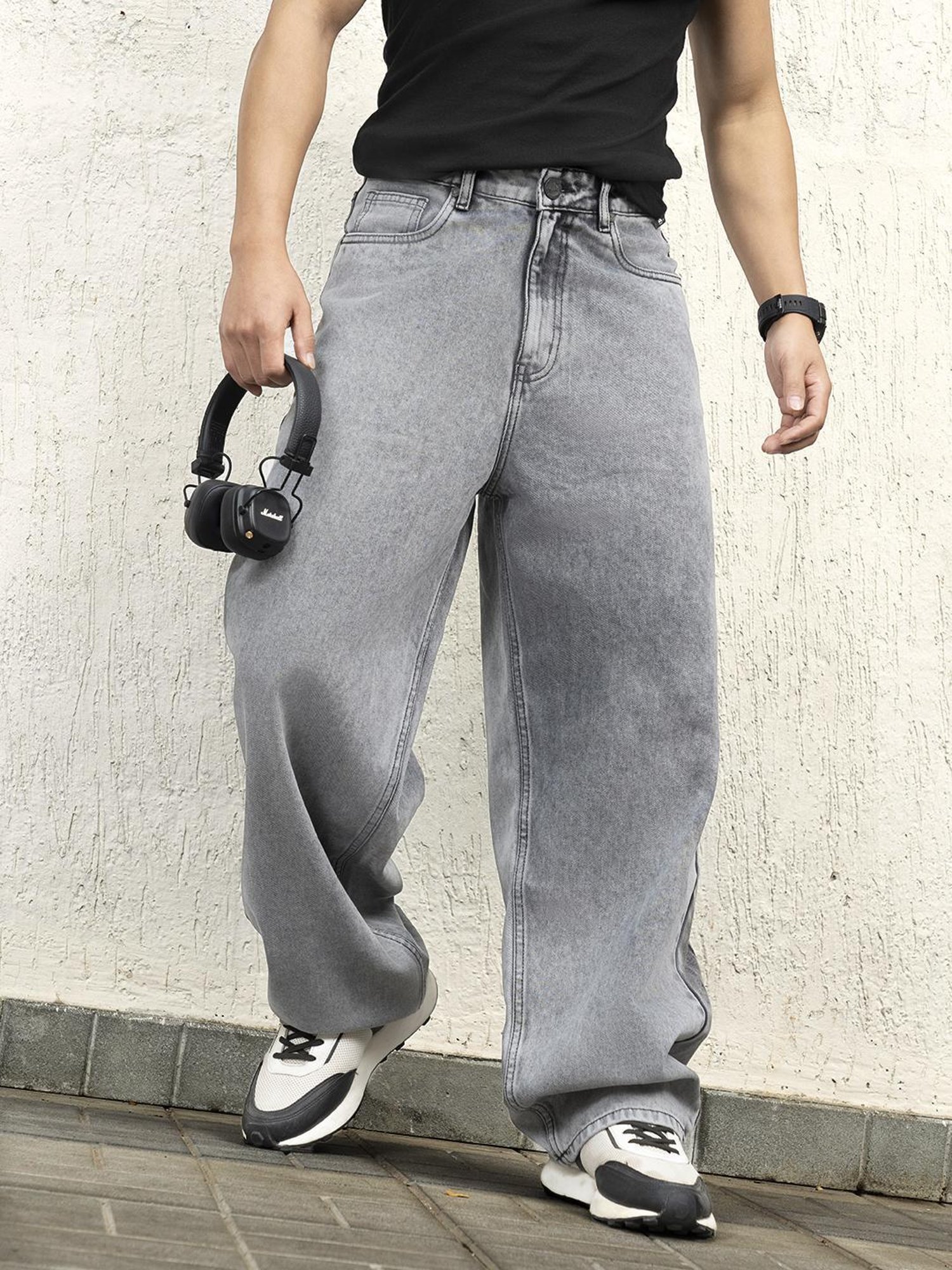 Hubberholme Men Cotton Long Sleeves Oversized Checked Double Pocket Shirt 183