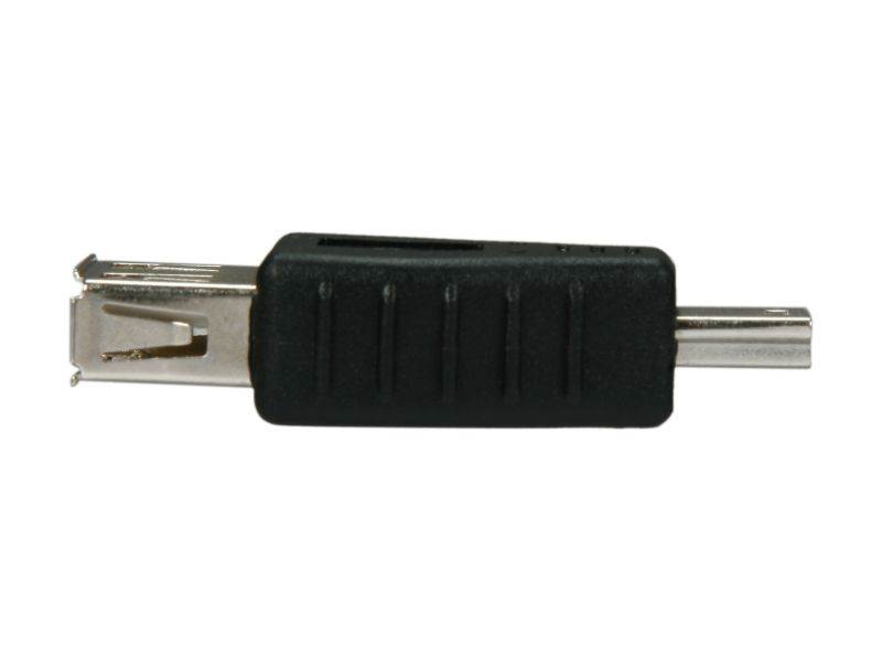 Kaybles AD-USB-AF-MINIBM USB A Female to Mini USB B (5pin) Male Adapter Black