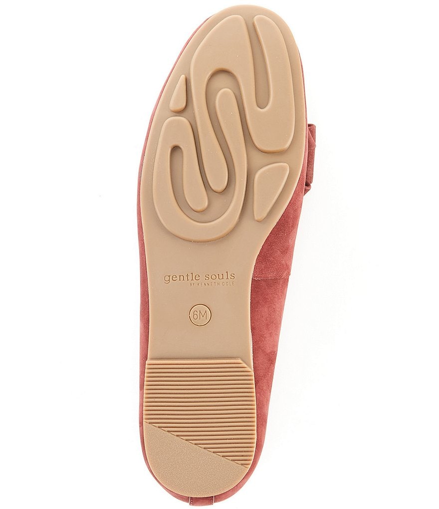 Gentle Souls Eugene Nubuck Ribbon Bow Loafers