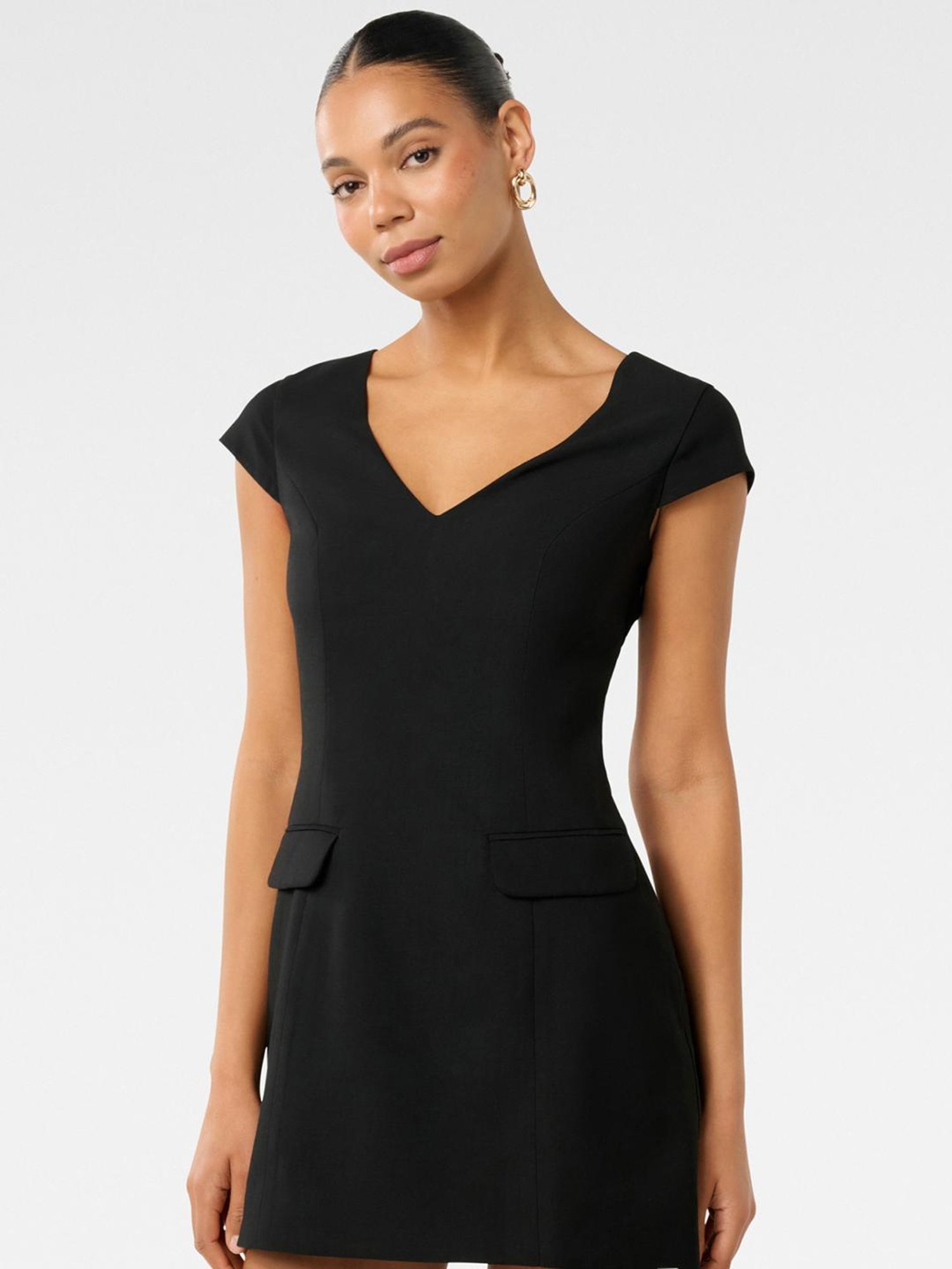 Forever New Layla Cap Sleeve A Line Dress