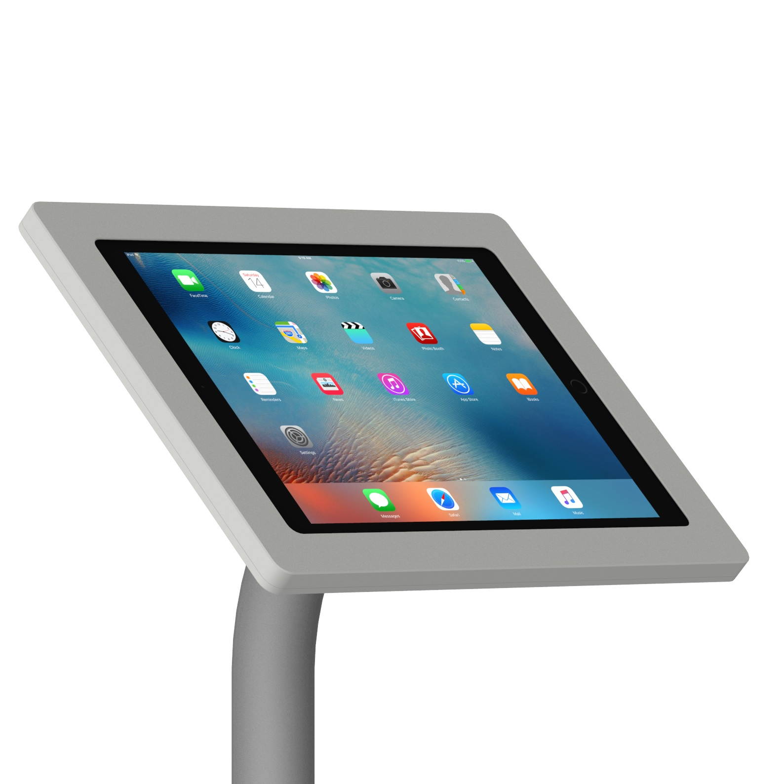 VidaMount Light Grey Enclosure and Floor Stand [Bundle] compatible with iPad Pro 12.9" (1st/2nd Gen)