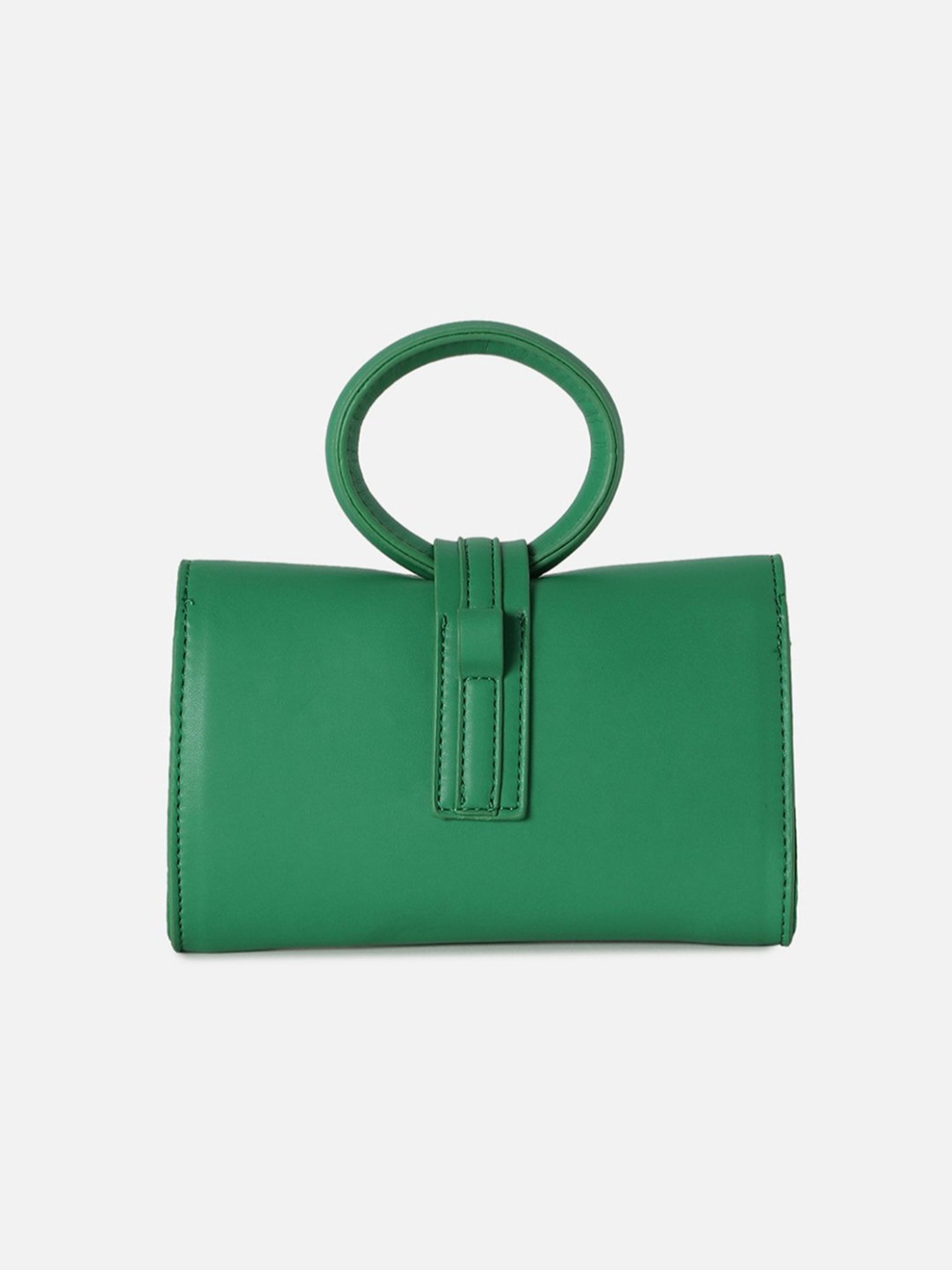 HauteSauce Green Medium Handheld Handbag