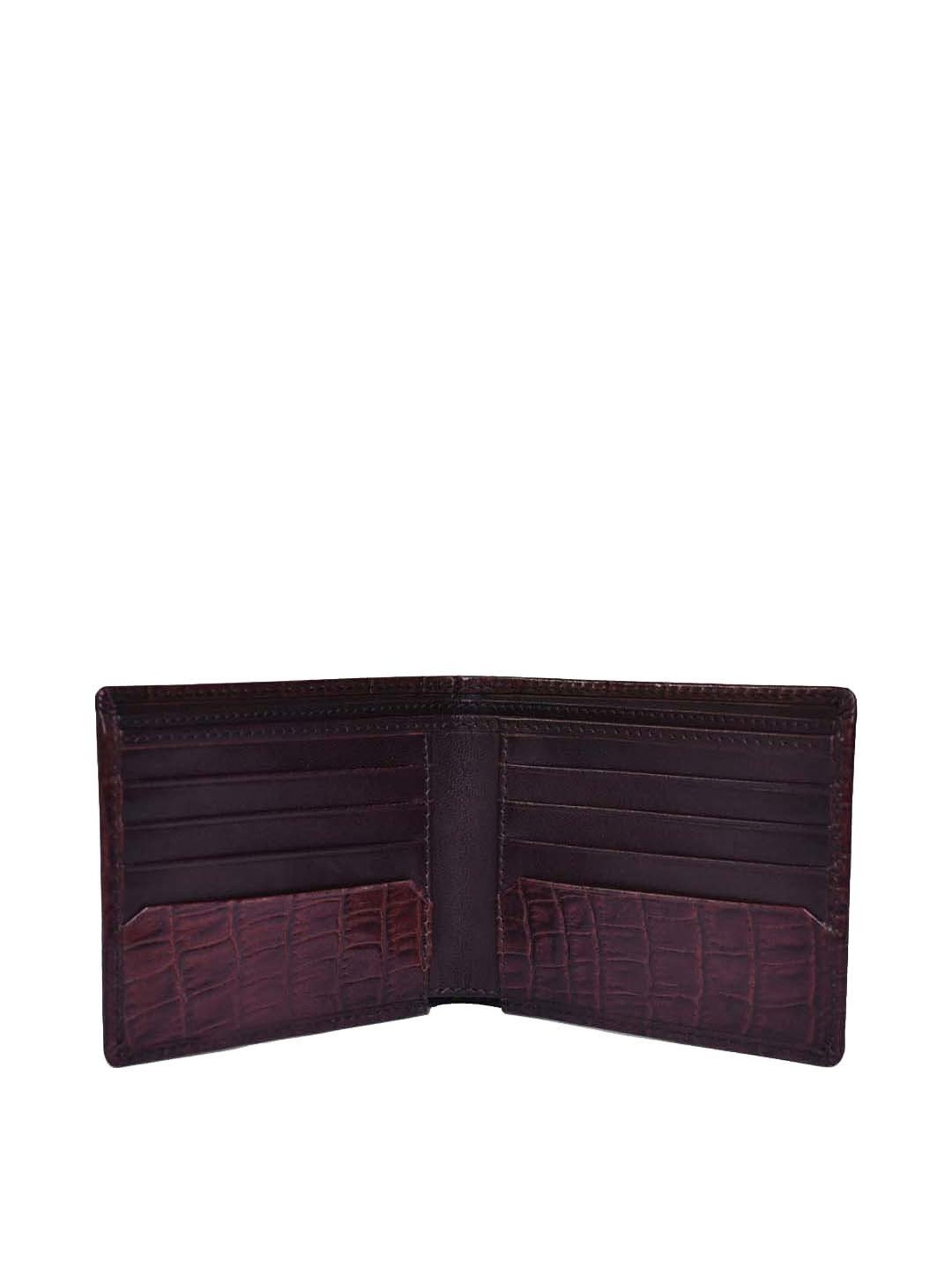 BELWABA Brown Casual Leather Bi-Fold Wallet for Men