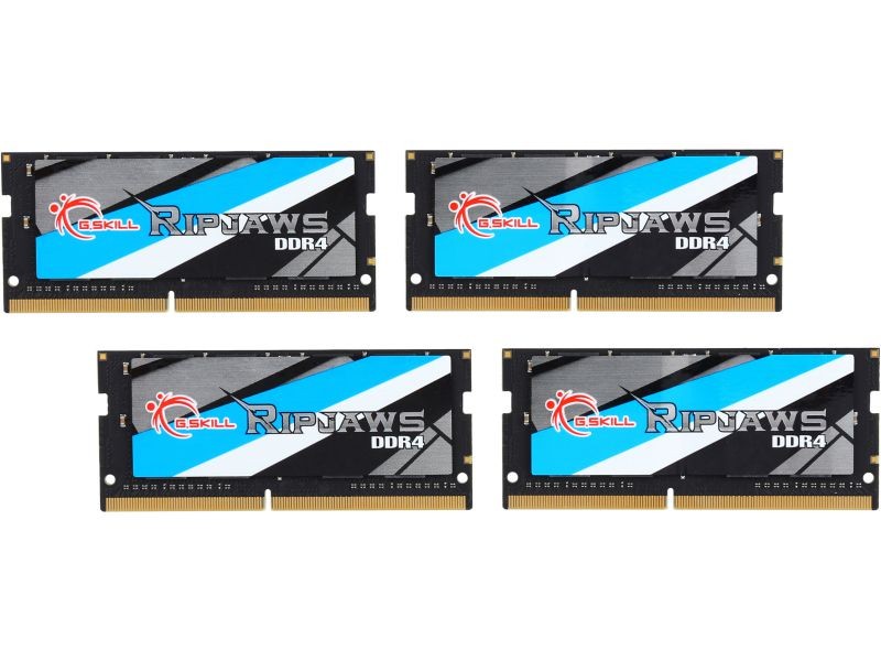 G.SKILL Ripjaws SO-DIMM 8GB 260-Pin DDR4 SO-DIMM DDR4 3200 (PC4 25600) Laptop Memory Model F4-3200C18S-8GRS