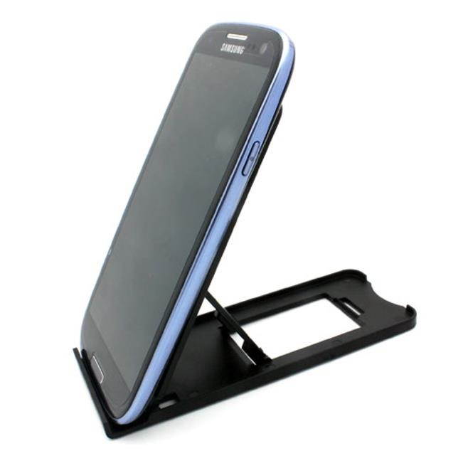 Black Compact Portable Fold-up Stand Desktop Mini Holder for Amazon Fire HD 10 8, Kindle DX Fire HD 6 7 8.9 HDX 7 8.9 - iPad 4 Air 2, Mini 2 3 4, Pro 9.7, iPhone 5 5C 5S 6 Plus 6S Plus 7 Plus