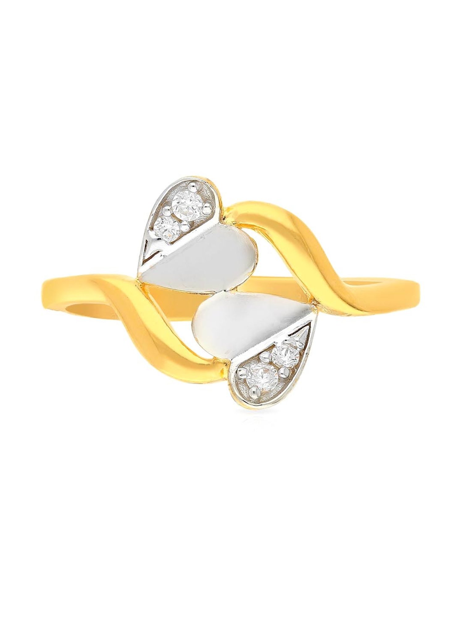 Malabar Gold and Diamonds 18k Gold Heart Ring for Women