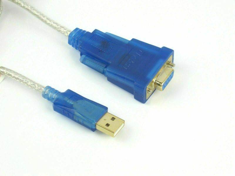 DTECH DB9 Serial RS232 Female to USB Adapter Converter Cable 6ft for Win 10 8 7