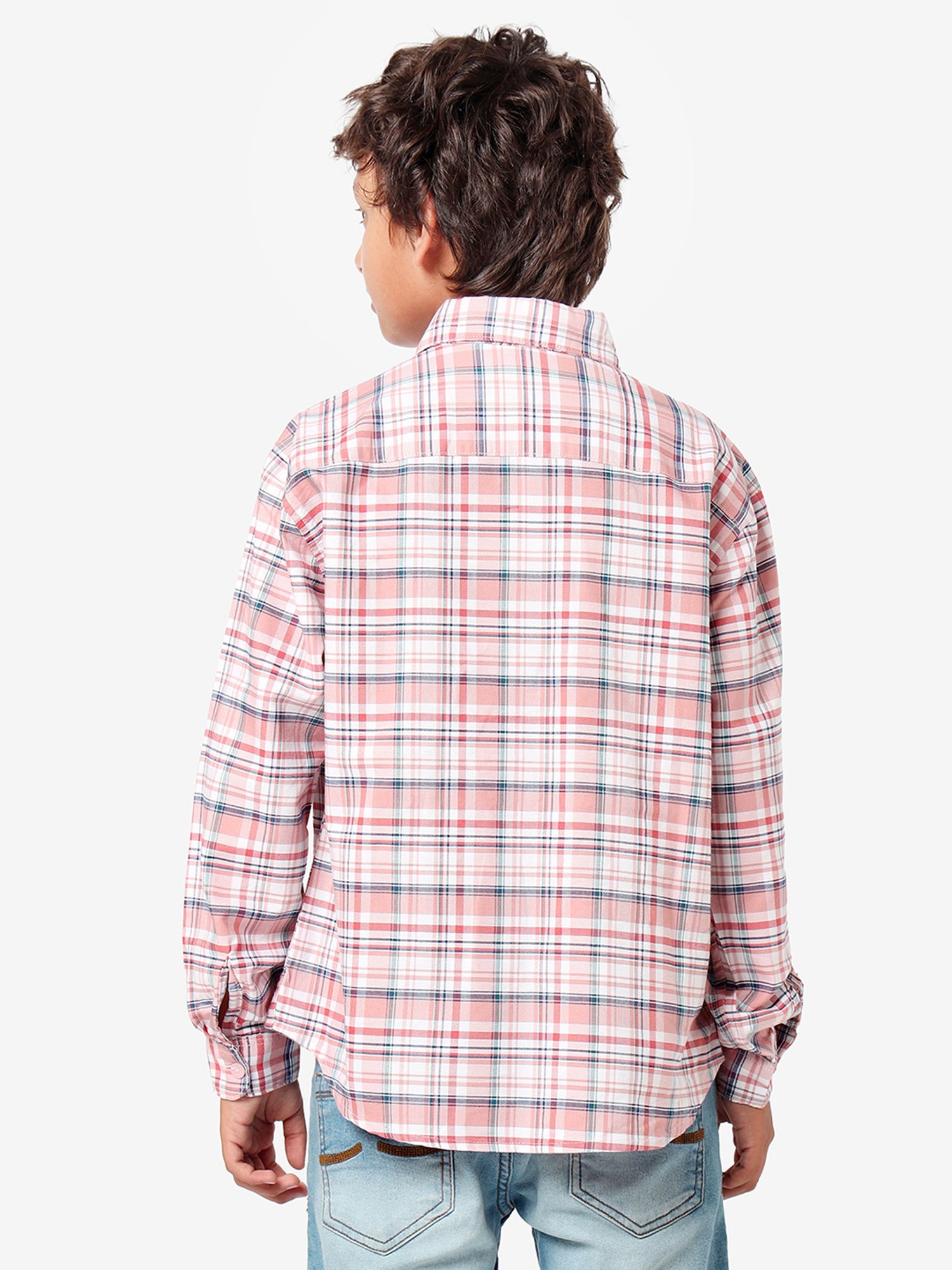 LilPicks Kids Multicolor Checks Full Sleeves Shirt