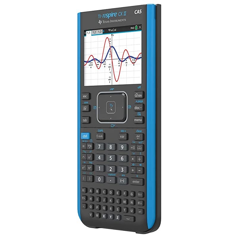 Instrument Nspire CX II CAS Student Software Graphing Calculator