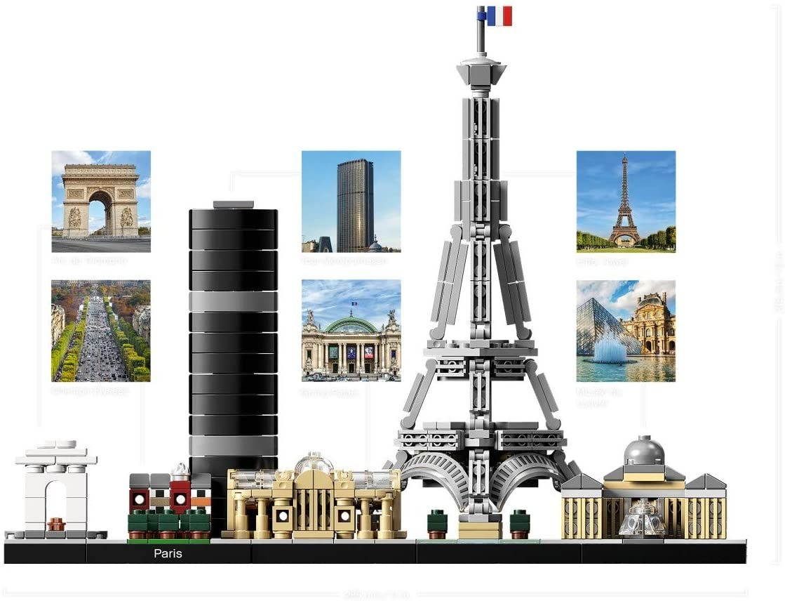 LEGO Architecture Skyline Collection 21044 Paris Building Kit (694 Piece)