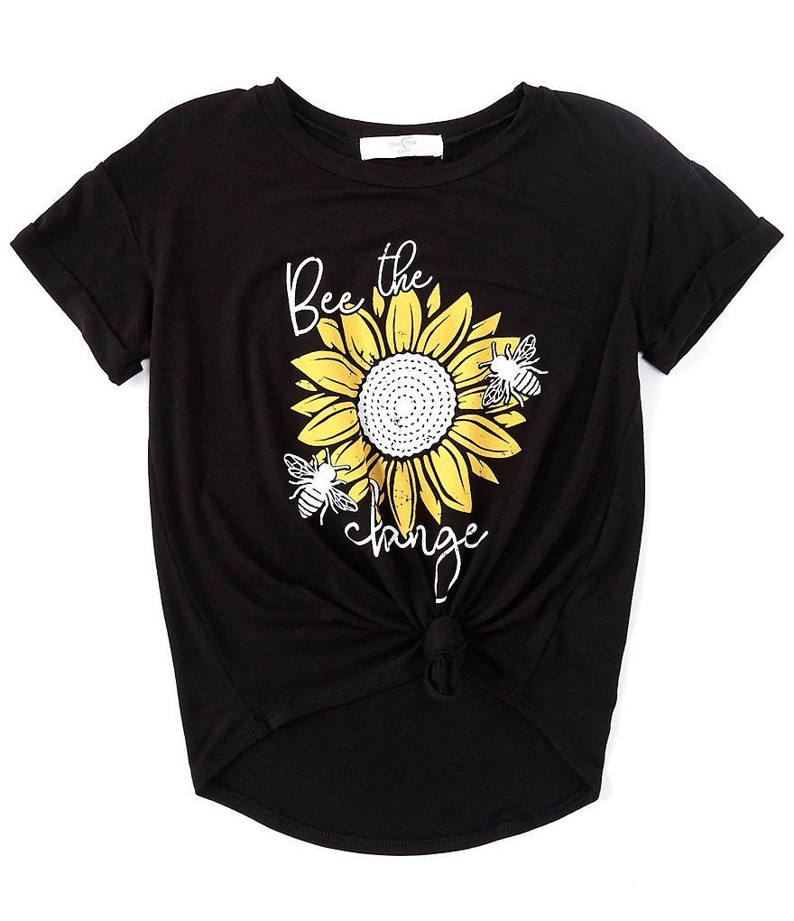 Moa Moa Big Girls 7-16 Bee The Change Tee