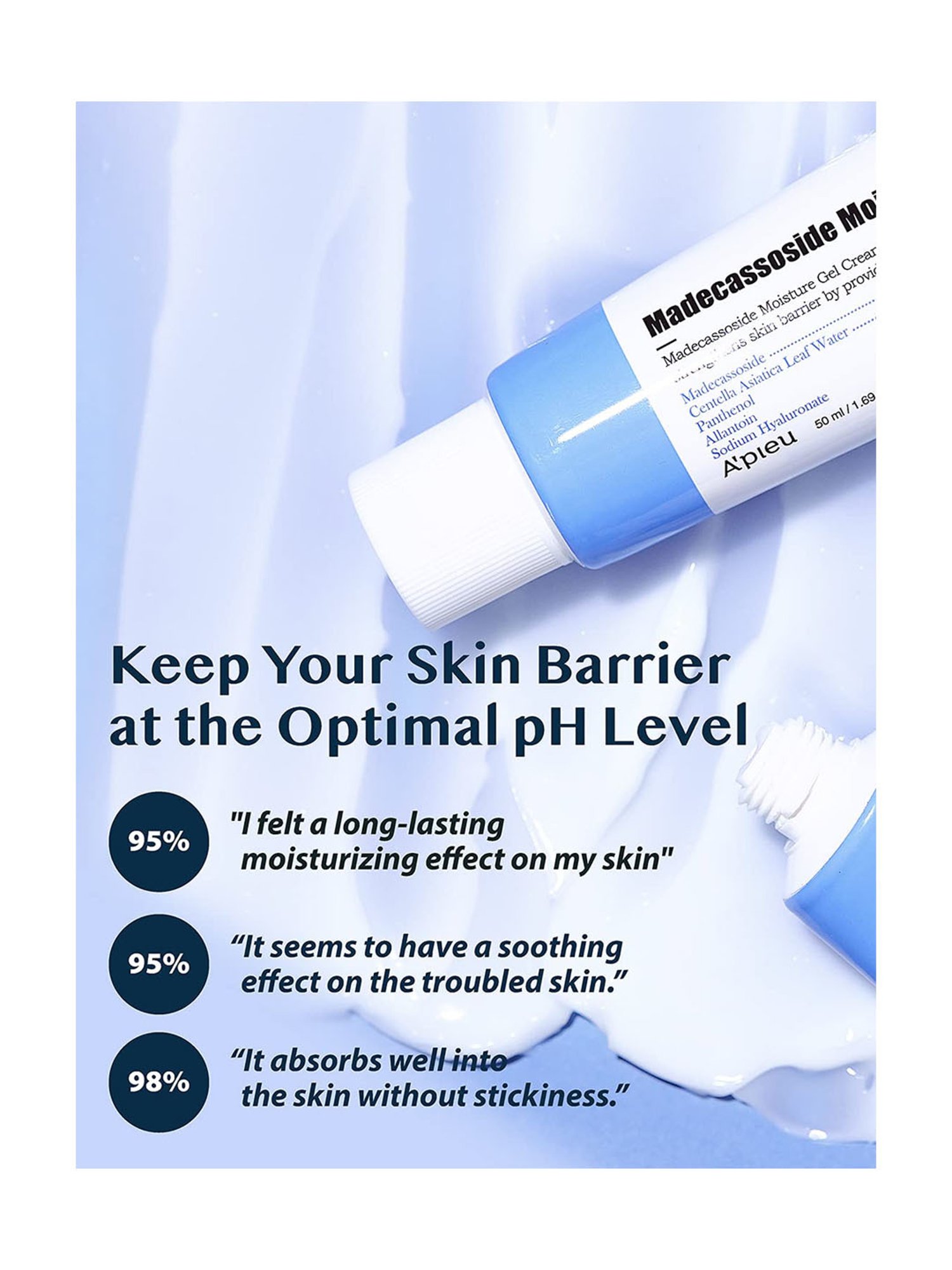 APIEU Madecassoside Moisture Gel Cream - 50 ml