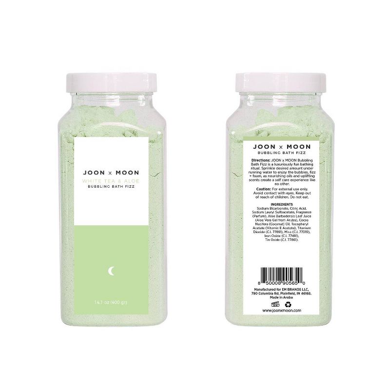 Joon X Moon White Tea & Aloe Bubbling Bath Fizz - 9oz