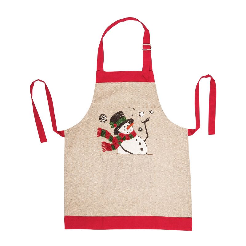 C&F Home Snowman Ball Kid Apron