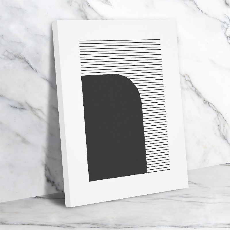 Americanflat Dots And Lines 2 by Roseanne Kenny Wall Art Canvas - 11" x 14"