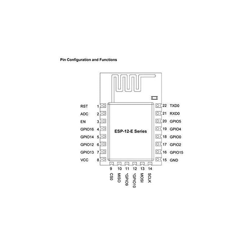 1pc ESP8266 ESP12E ESP12E WiFi Wireless Transceiver Wireless WiFi Module Development Board LWIP AP+STA for Arduino