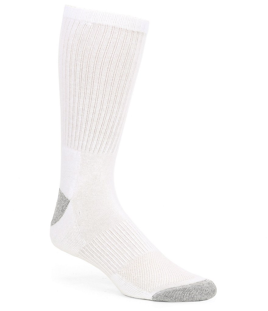 Johnston & Murphy Wool-Blend Ribbed Dress Socks