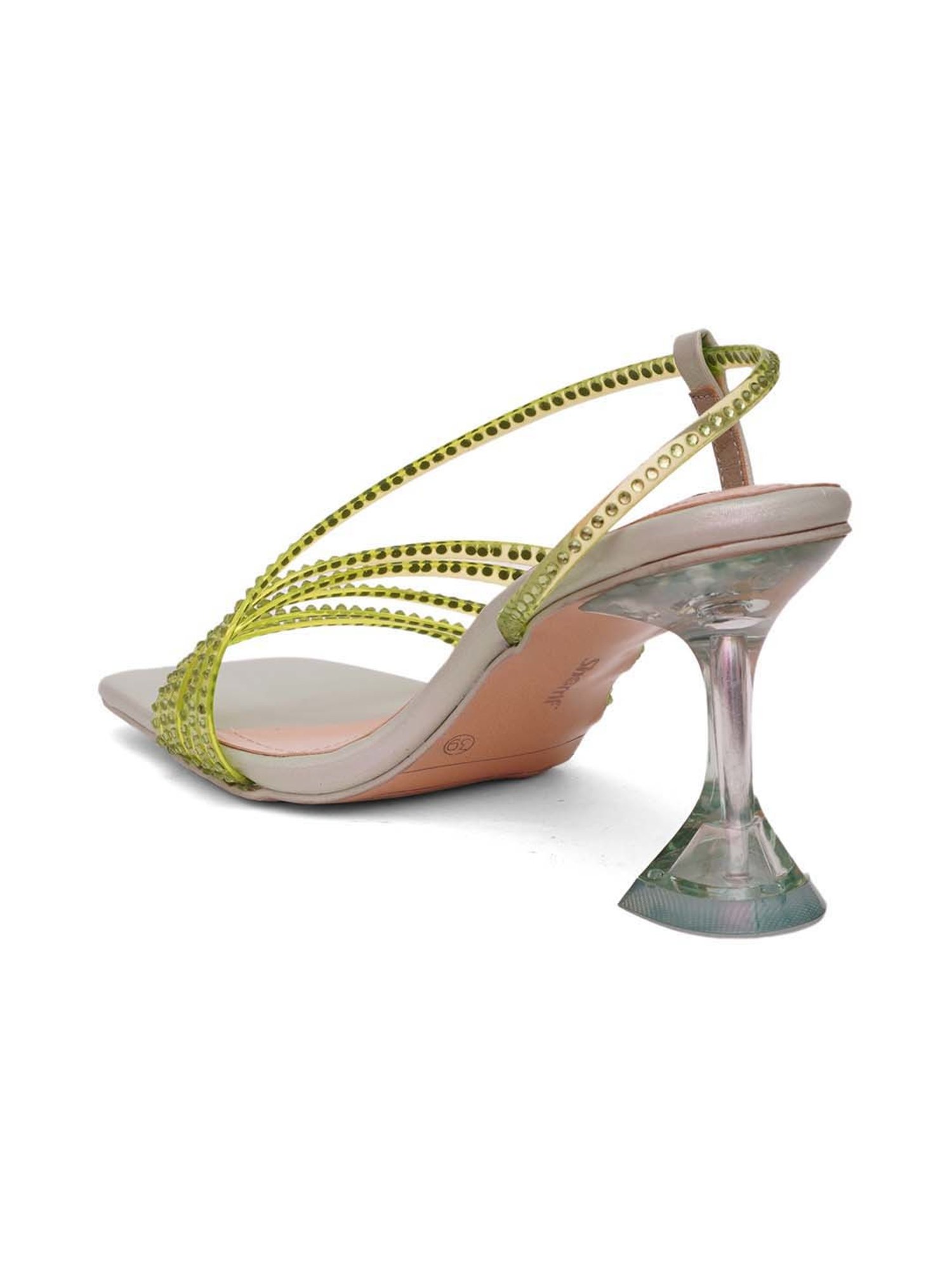 Sherrif Women's Green Sling Back Sandals