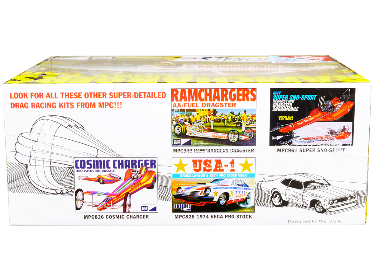 Level 4 Model Kit 1970 Dodge Challenger T/A "Streetburner" 2-in-1 Kit 1/24 Scale Model by Revell