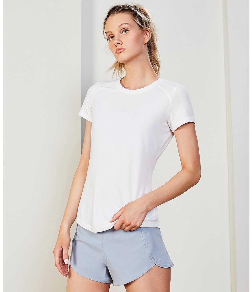 IBKUL Pricilla Print Long Sleeve Mock Neck Top