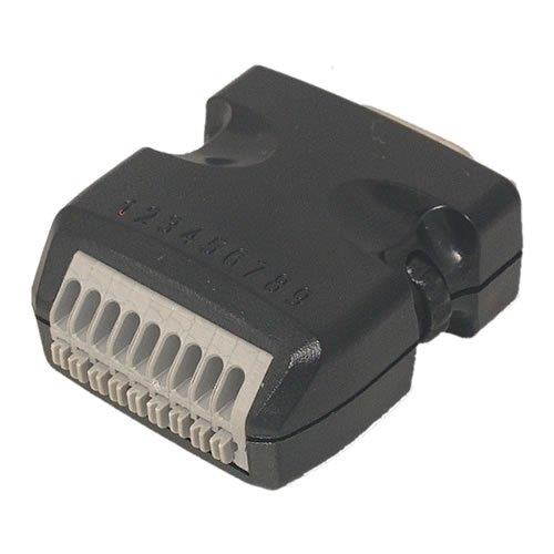 Coolgear DB9 Female 9-Pin to Terminal Block Adapter
