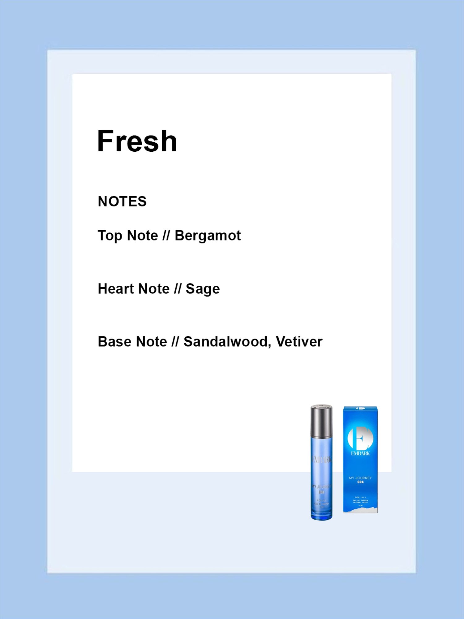 Embark My Journey Goa Eau de Parfum - 15 ml