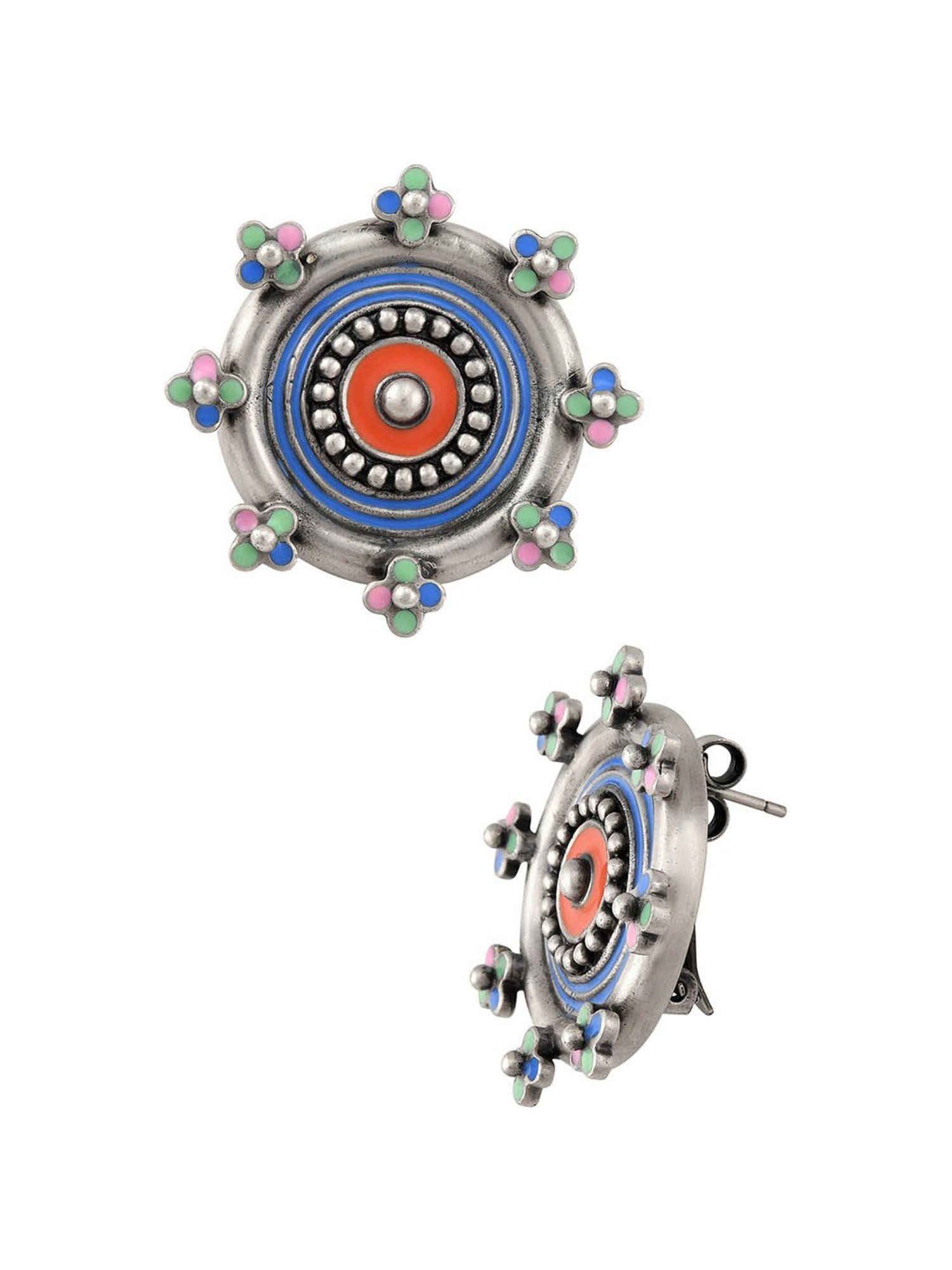 Tribe Amrapali Talisman Chandrika Stud Earrings
