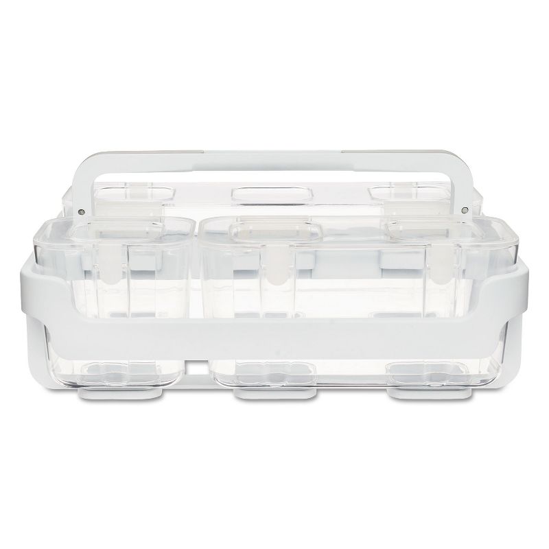 Deflecto Caddy Organizer 10 1/2 x 14 White 29003