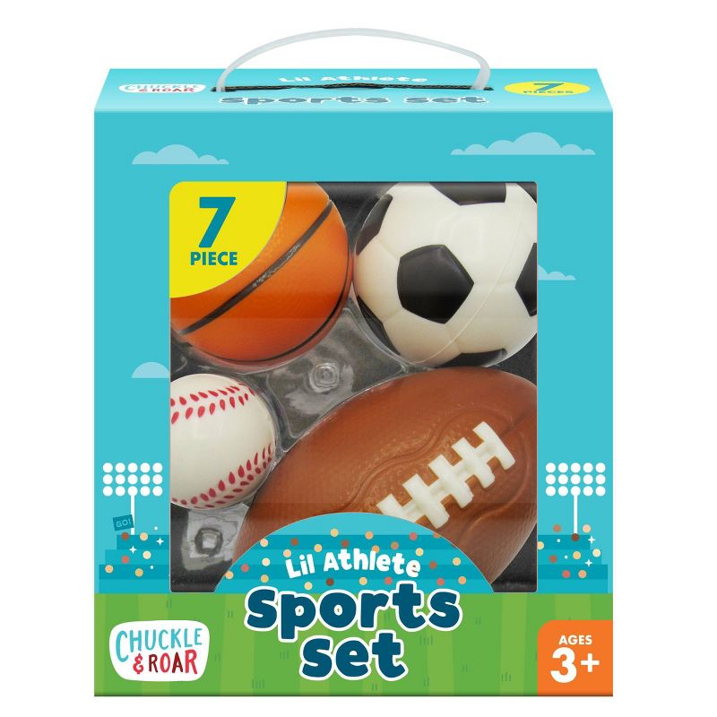 Chuckle & Roar Lil Athlete Sports Balls Role Play Set - 4pk