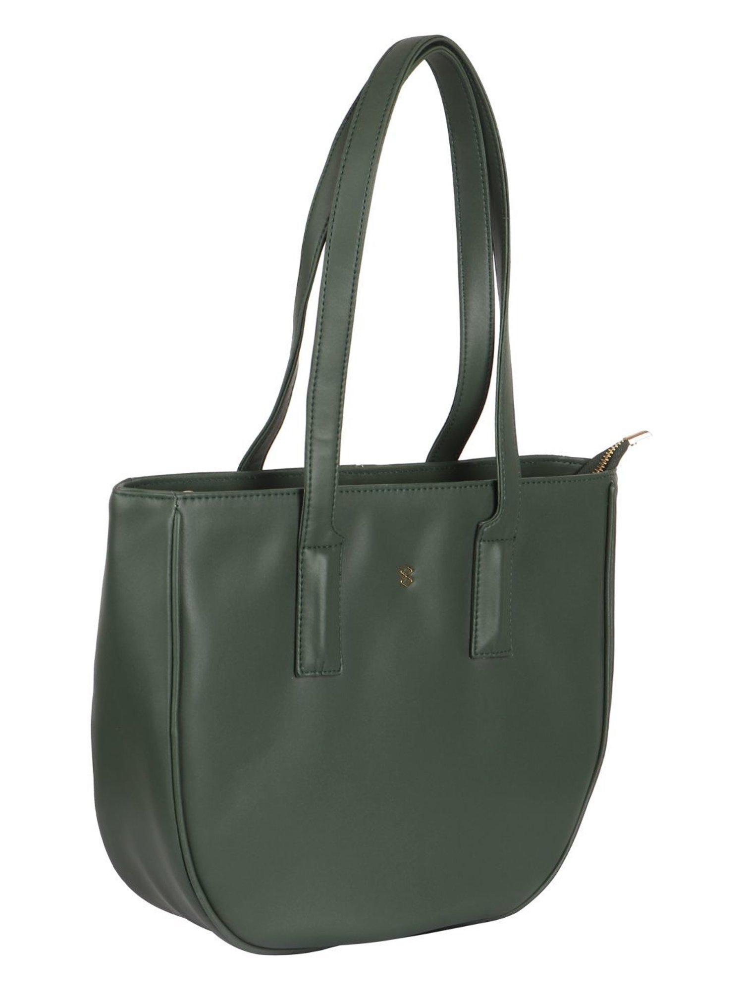 Horra Green Medium Shoulder Bag