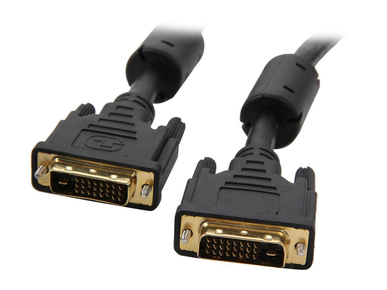 SA DVI-D25 Male to Male DVI-D Dual-Link Digital Cable w/Ferrites
