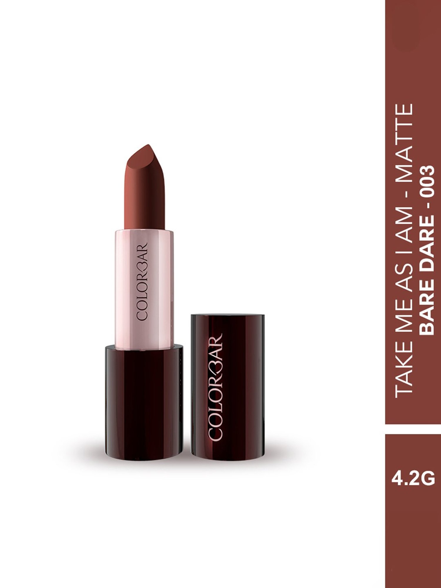 Colorbar Take Me As I Am Matte Lipstick Bare Dare-003 - 4.2 gm