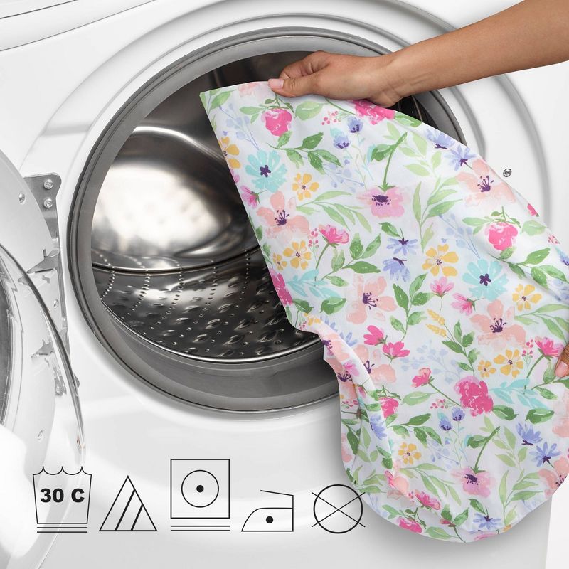 Boppy Original Feeding and Infant Support Pillow - Colorful Watercolor Flowers