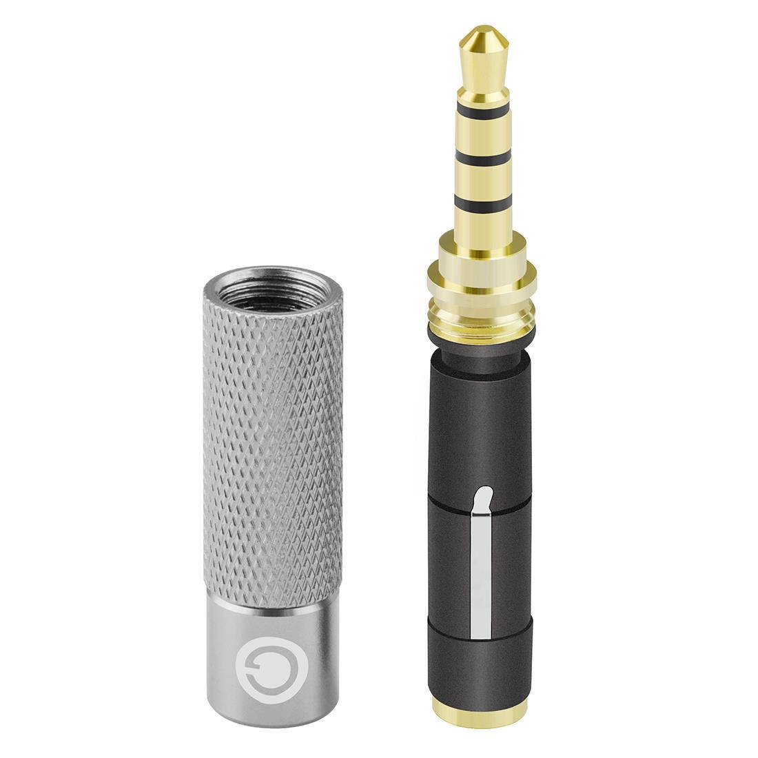 Geekria Apollo 3.5mm Balanced Male to 2.5mm Balanced Female Audio Jack Adapter, 3.5mm (1/8inch) to 2.5mm, Male to Female Plug Adapter, Gold Plated Convert Connector Adapter