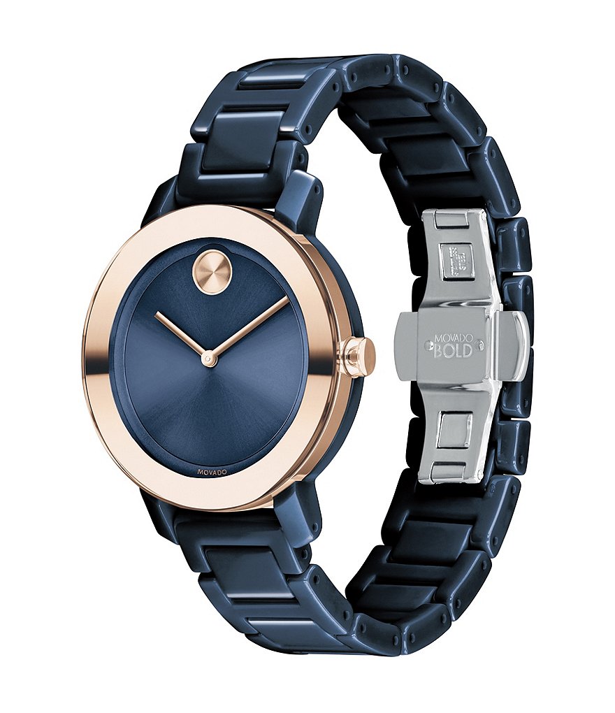 Movado Bold Evolution Ceramic Bracelet Watch