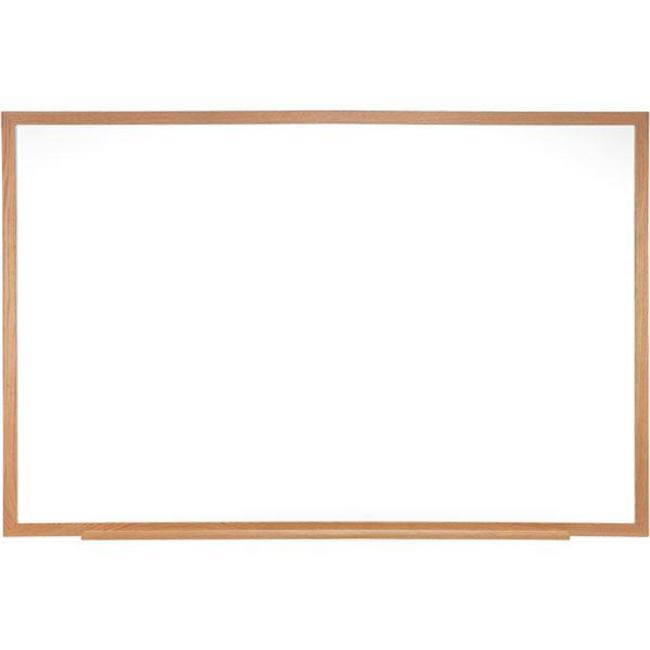 GHENT M2W-23-1 24"x36" Plastic Whiteboard, Gloss