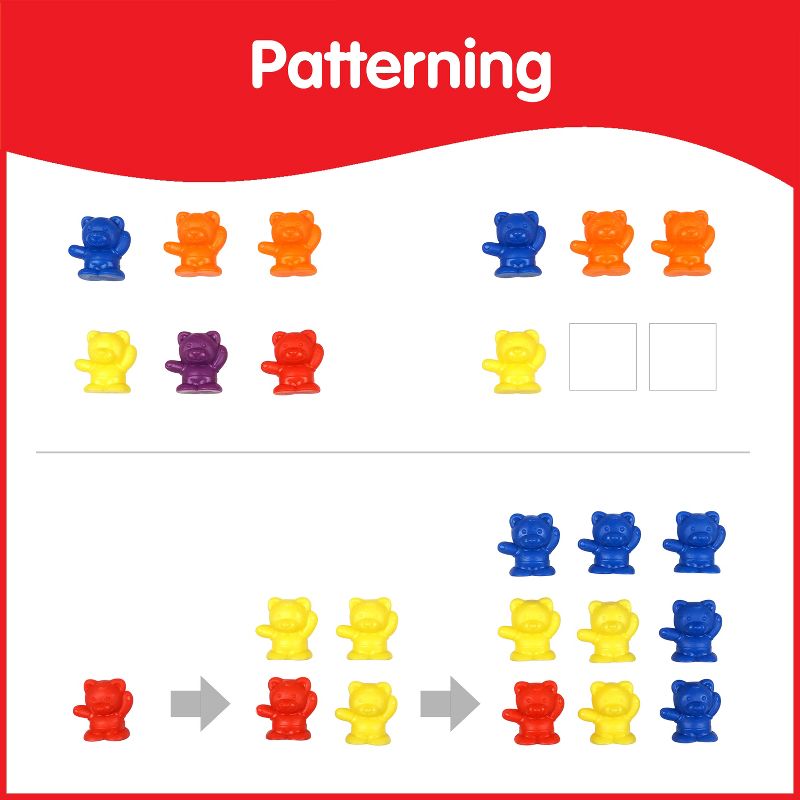 Edx Education Counting Bears with Matching Bowls - 68pc Set