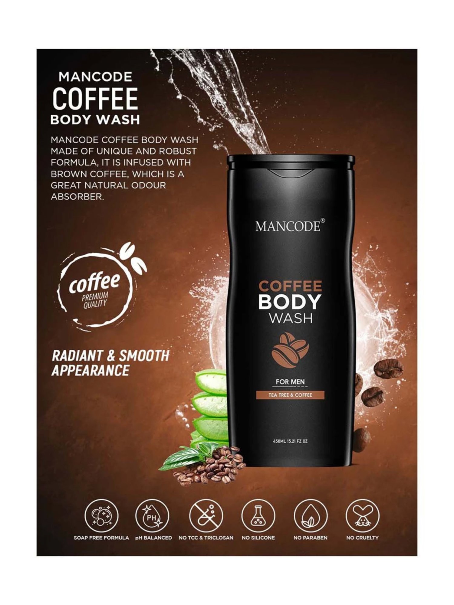 Spruce Shave Club Charcoal Body Wash - 200 gm