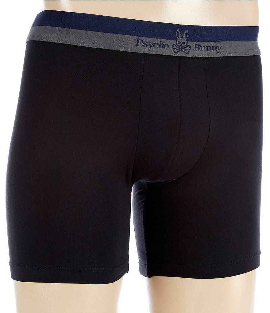 Psycho Bunny Pima Cotton Modal Boxer Briefs 2-Pack