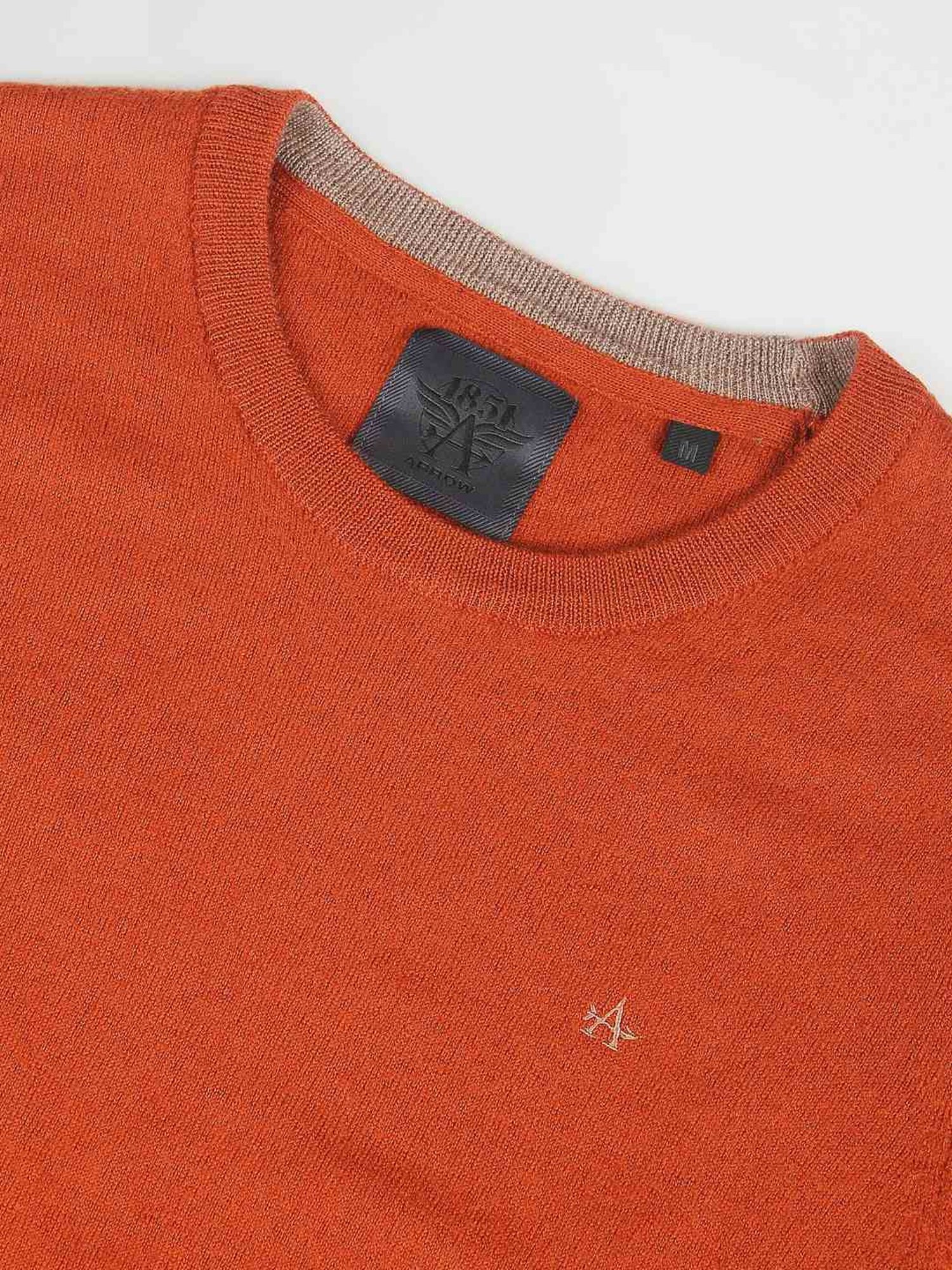 Arrow Rust Regular Fit Sweater