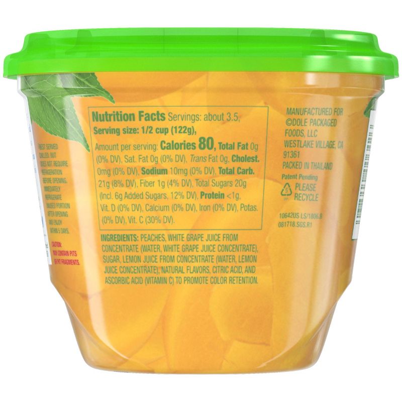 Dole Peach Slices in Fruit Juice - 15oz