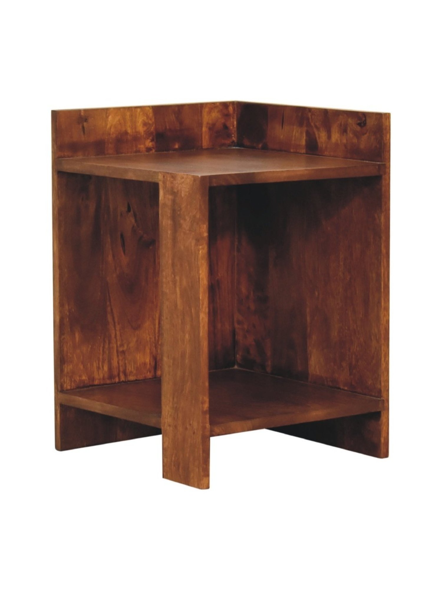 Sleepyhead Ally Teak Brown Sheesham Wood Bedside Table