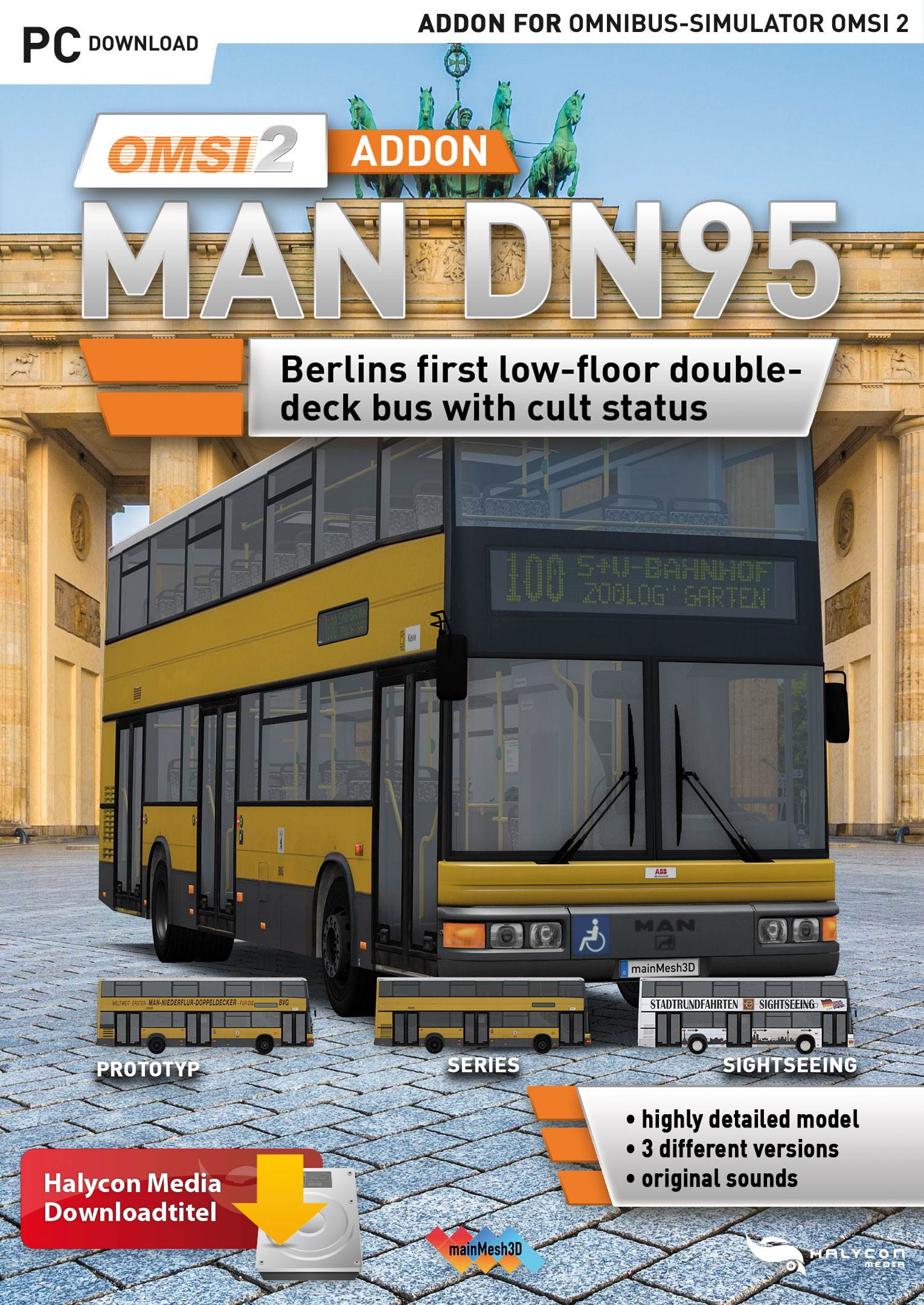 OMSI 2 Add-On E-Bus Hamburg  [Online Game Code]