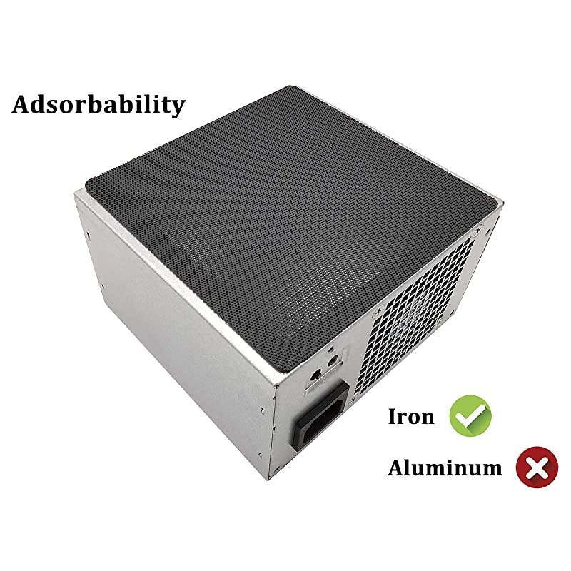 PC Computer Case Fan Magnetic Frame Dust Filter Screen Dustproof Case Cover, Ultra Fine PVC Mesh, Black Color - 4 Pack