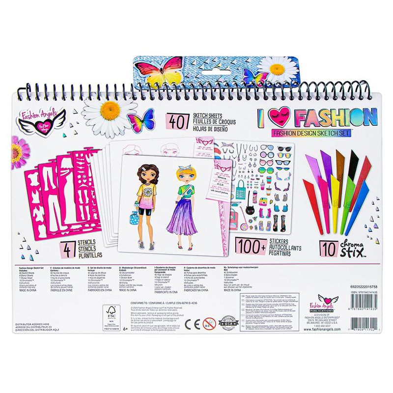 Fashion Angels Fashion Angels Fashion Design Sketch Portfolio Artist Set