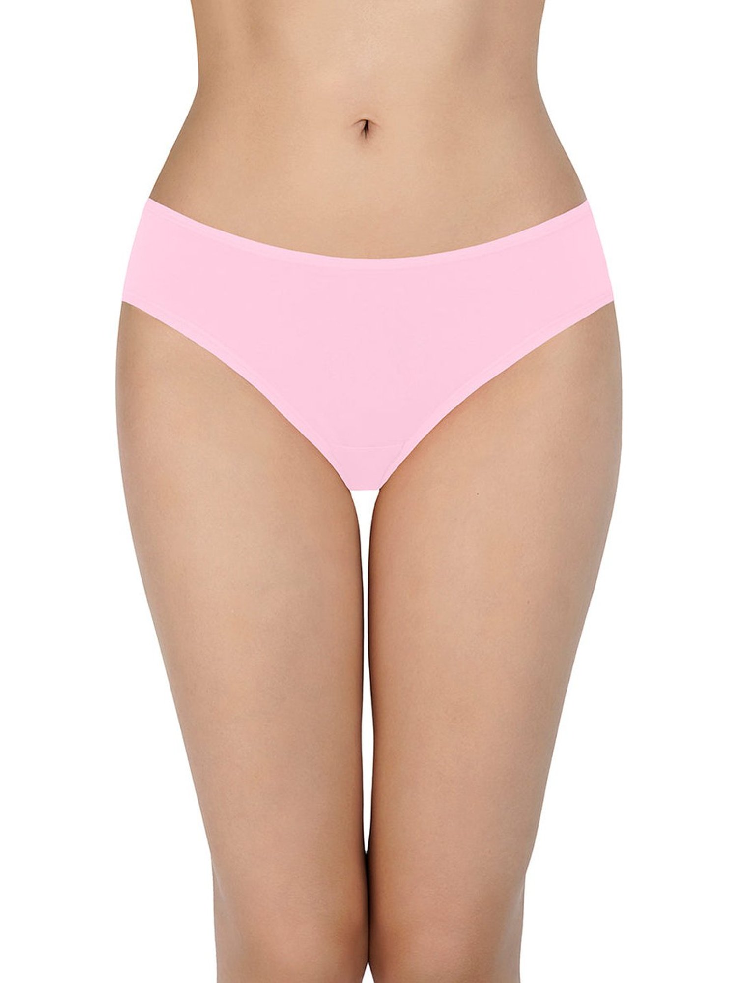 Amante Sea Green & White Cotton Floral Print Bikini Panties - Pack Of 5