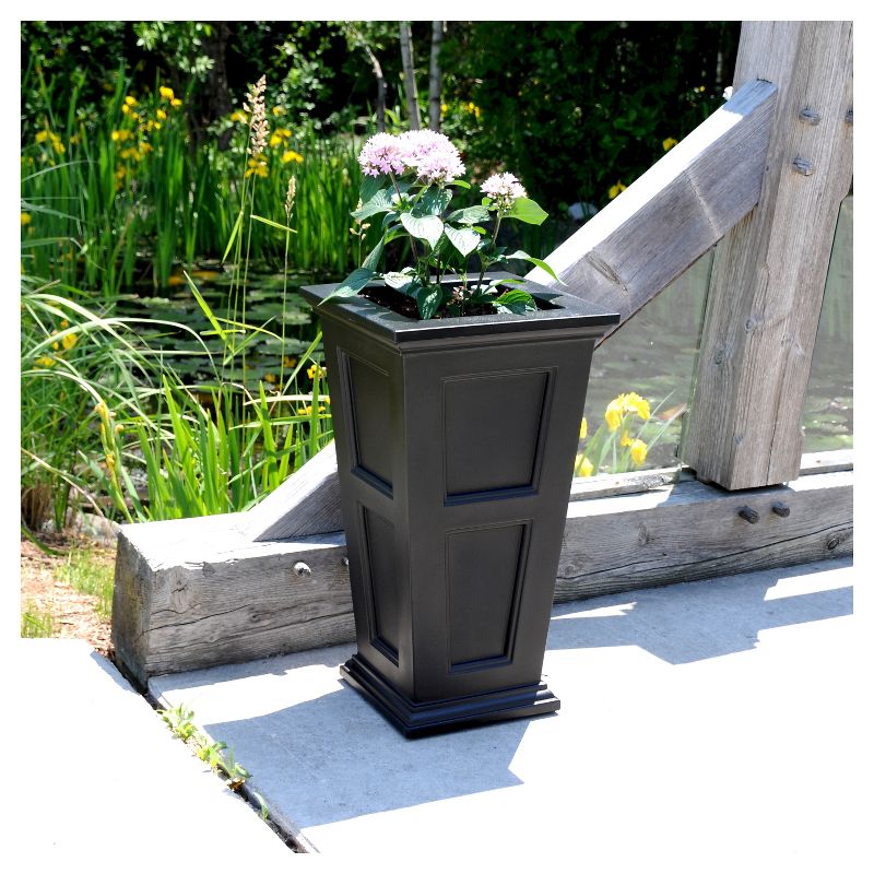 Urn Fairfield Tall Planter Black - Mayne