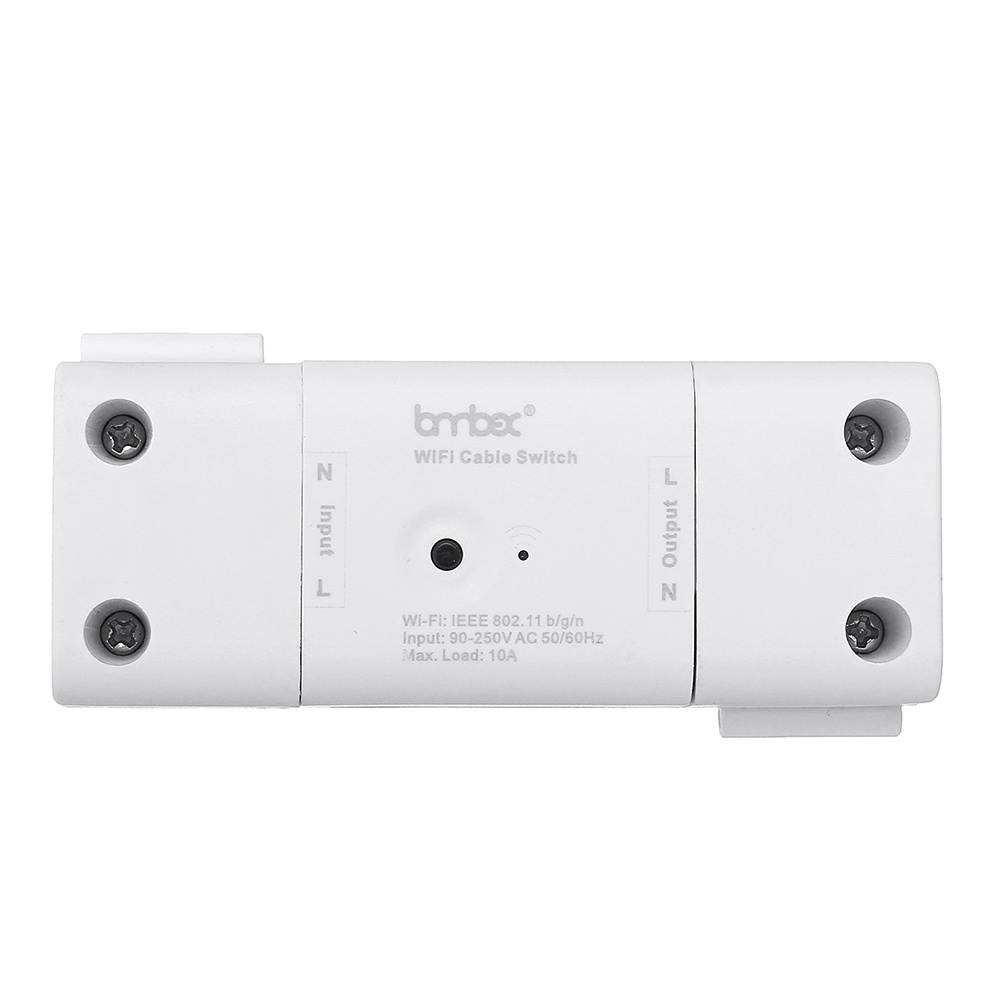 Lombex AC110-240V 10A WiFi Voice Control Timing Smart Light Switch Work with Alexa Google Assistant