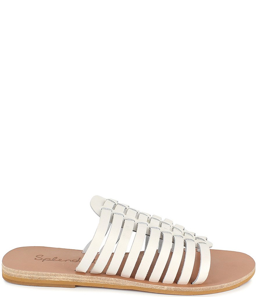 Splendid Talula Leather Huarache Slide Sandals